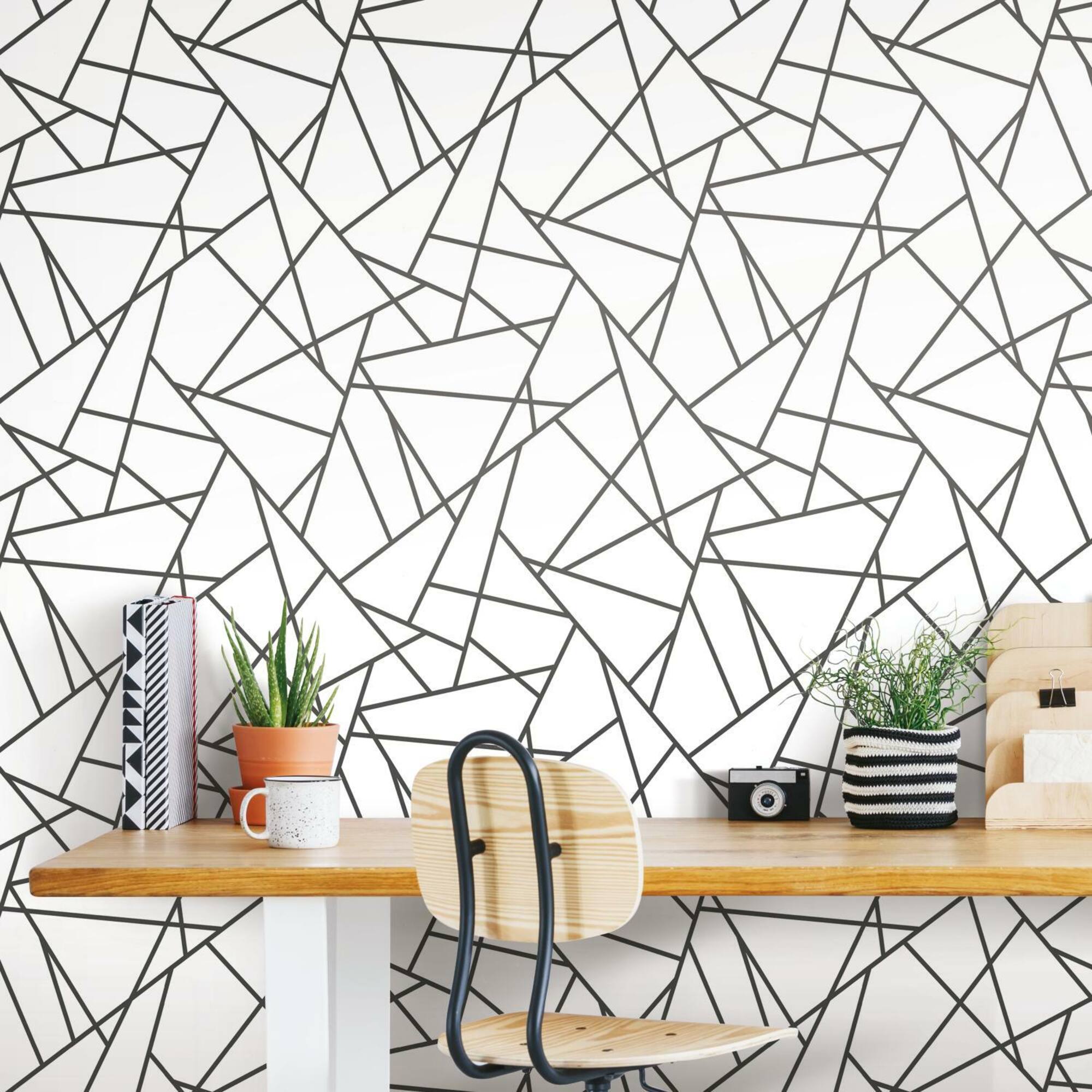 RoomMates Fracture Peel & Stick Wallpaper